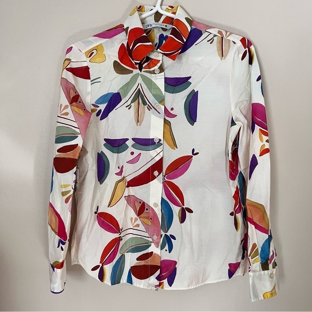 Zara Cotton Spring Print PJ Set - Picture 5 of 11